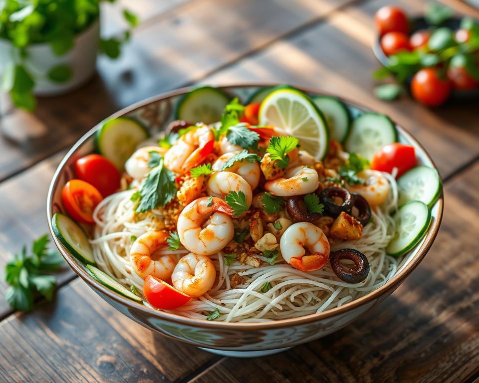 seafood vermicelli salad