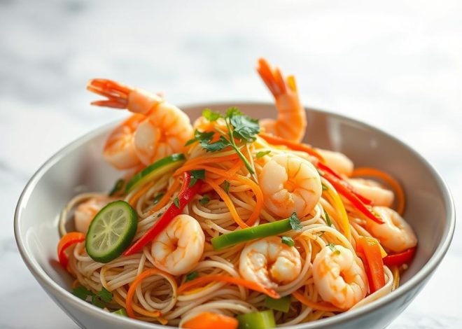 Delicious Seafood Vermicelli Salad Recipe